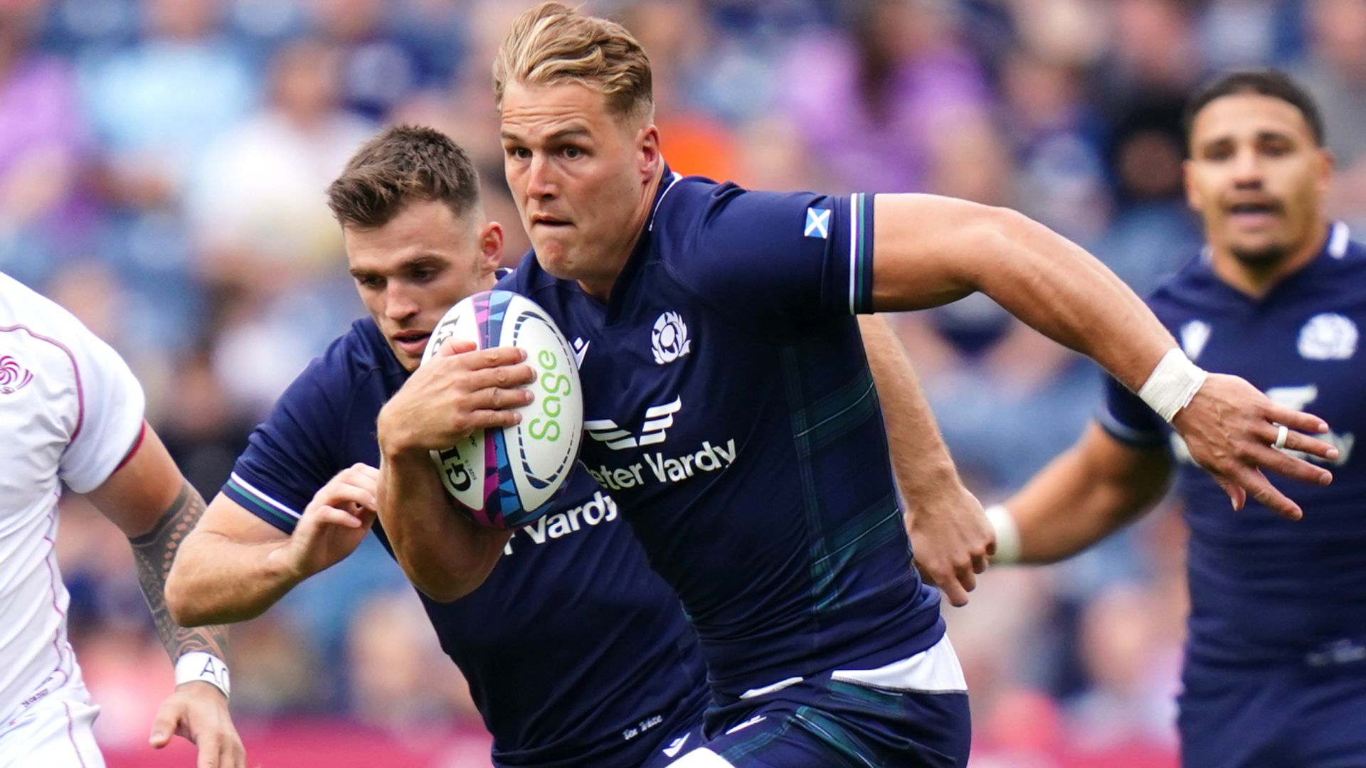 Van der Merwe stars as five-try Scots beat Georgia