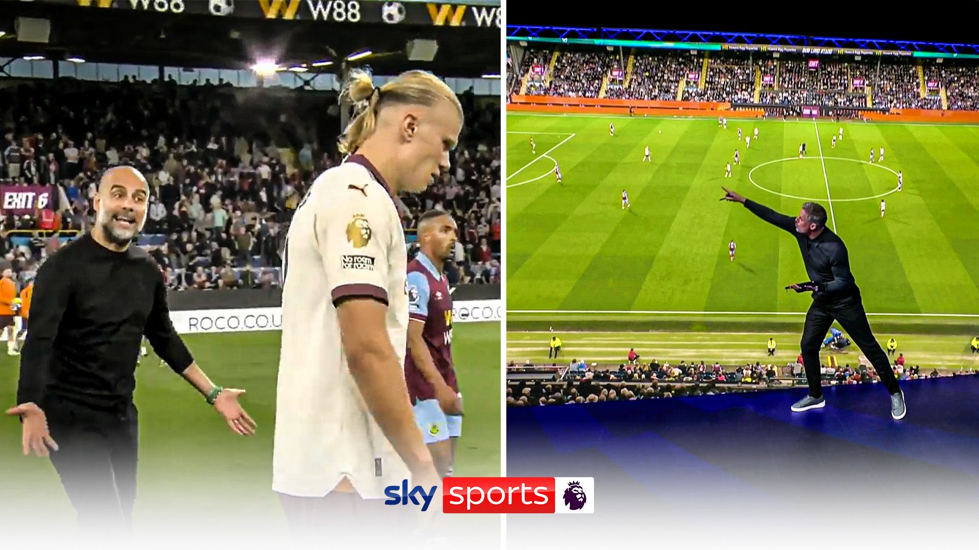 What caused THAT incident with Pep? See what Haaland saw with new MNF analysis