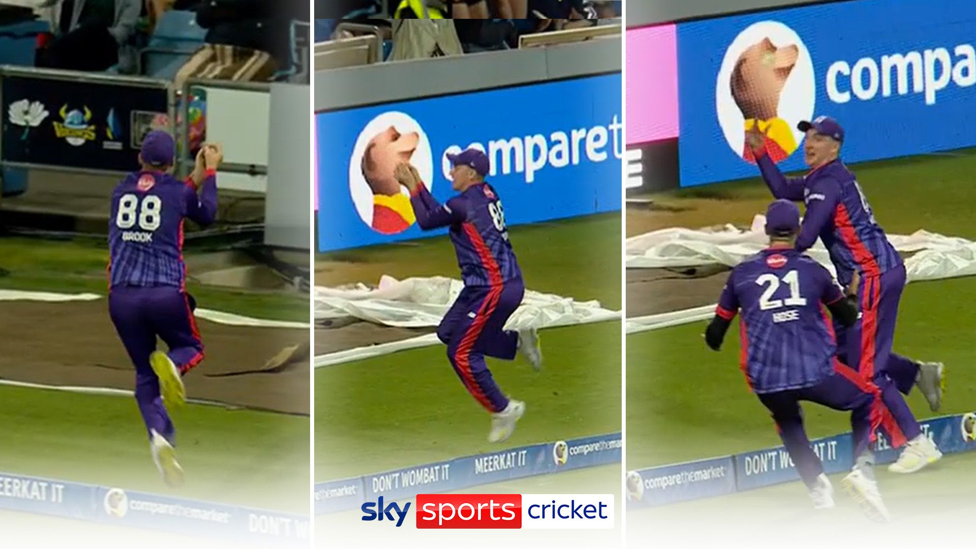 'You can do no wrong!' | Brook dances on boundary for incredible catch