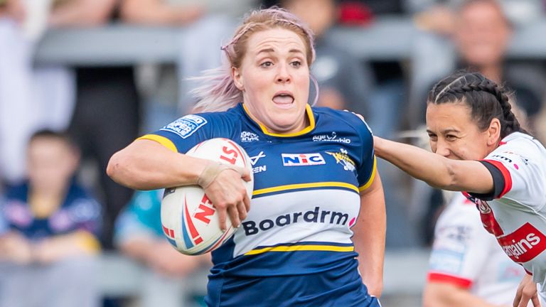 Leeds' Amy Hardcastle is up against her former St Helens team-mates at Wembley