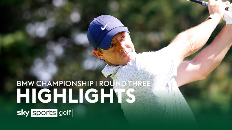 Highlights of the third round of the BMW Championship from the Olympia Fields Country Club, Illinois