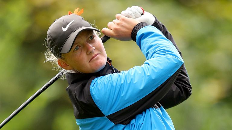 England's Gabriella Cowley leads the ISPS Handa World Invitational by one shot ahead of the final round