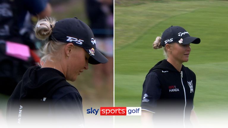 Watch how Charley Hull quickly lost ground on Lilia Vu with back-to-back bogeys early in her final round