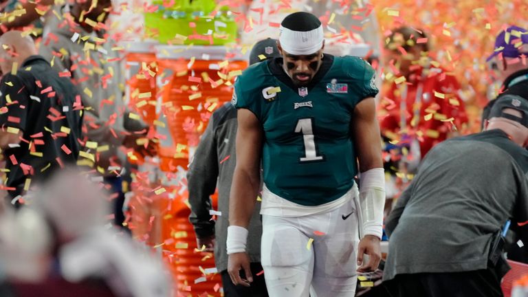 Hurts and the Eagles are also out for redemption after losing in last year's Super Bowl