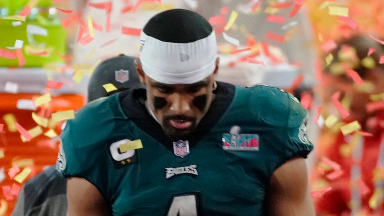 Hurts and the Eagles are also out for redemption after losing in last year's Super Bowl