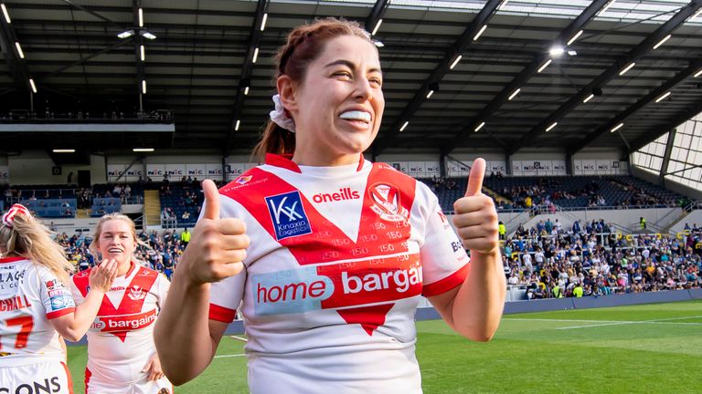 Emily Rudge is relishing the opportunity to star for St Helens at Wembley on Saturday
