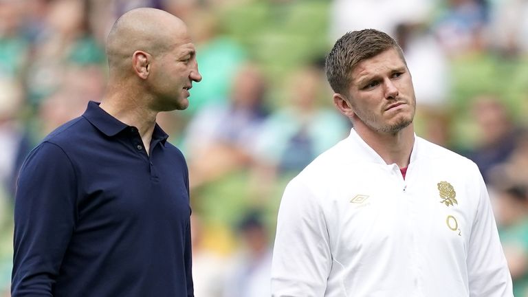 Steve Borthwick's skipper Owen Farrell announced in November he would not be available for selection for the 2024 Six Nations