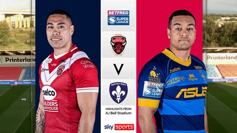 Highlights of the Super League match between Salford and Wakefield.