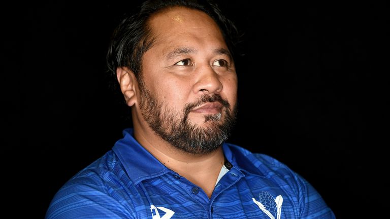 Samoa head coach Seilala Mapusua picked up 26 Test caps as a centre for Samoa between 2006 and 2013