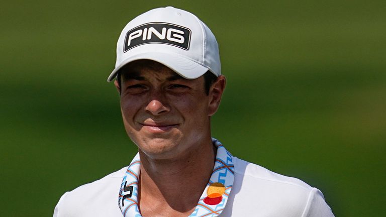 Viktor Hovland fired a final-round 61 to win the BMW Championship on Sunday