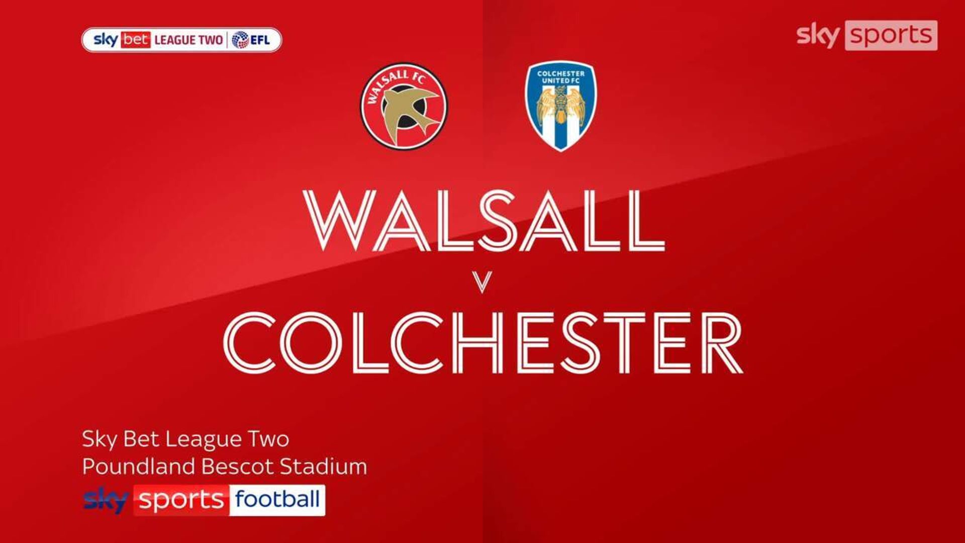Walsall 1-0 Colchester