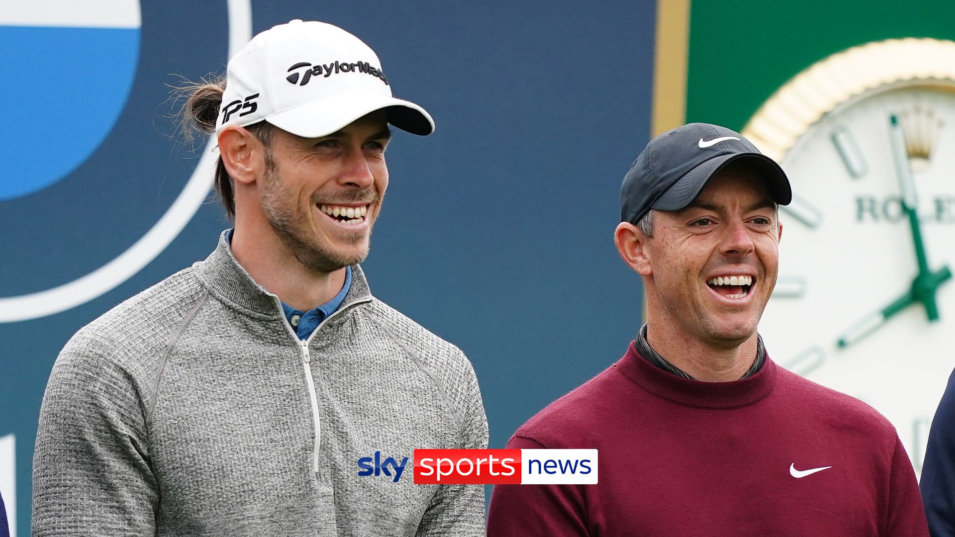 'I want to impress him!' | Bale's first tee nerves paired with McIlroy