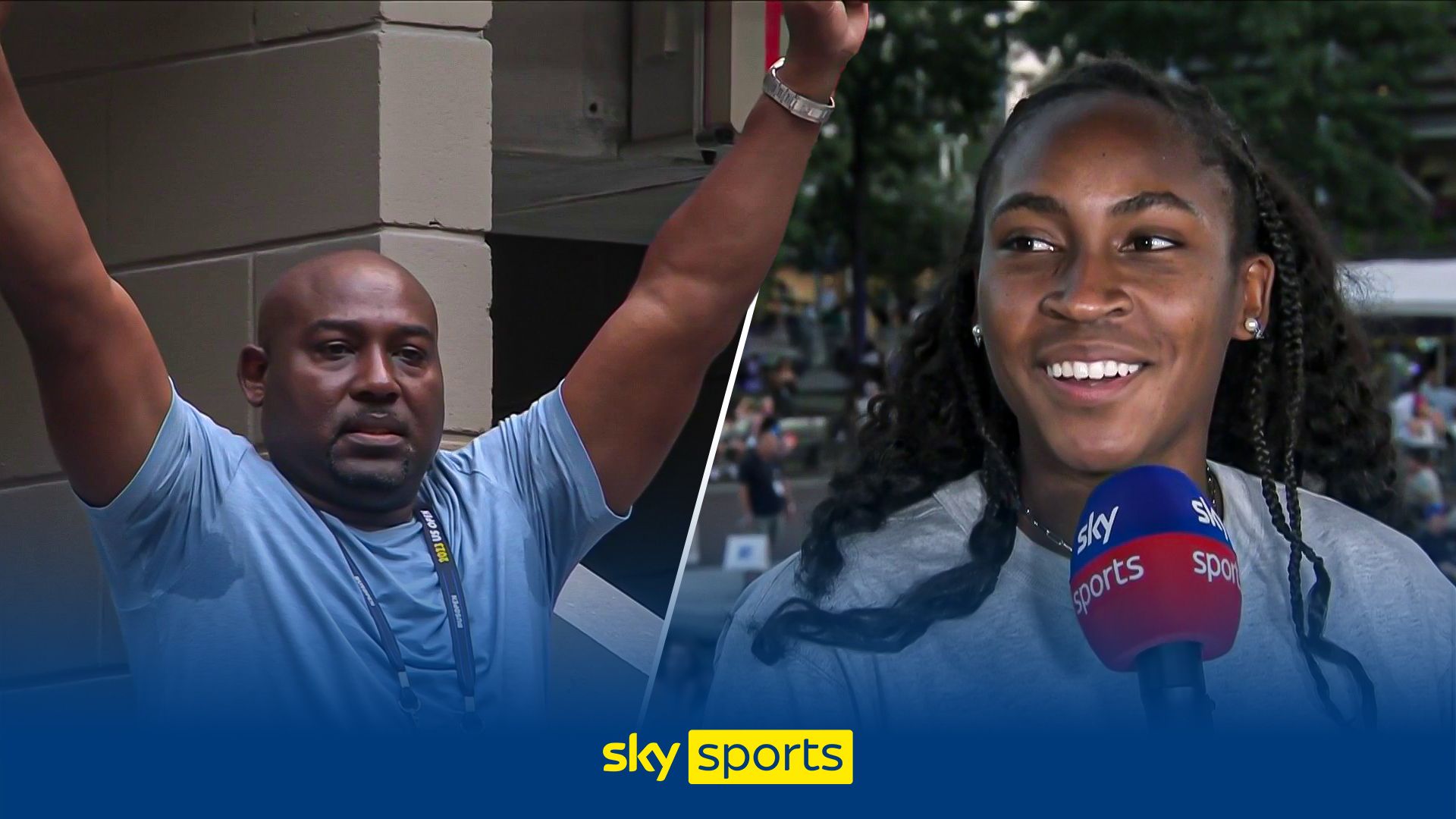 Gauff: We've had to move my dad out the box