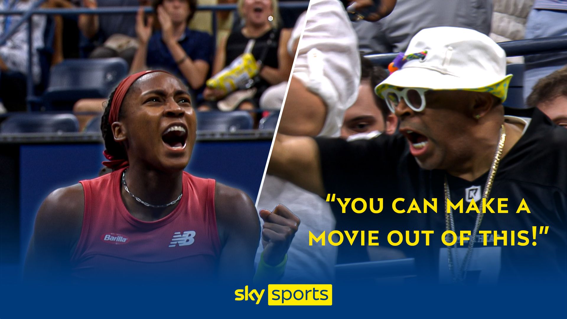 'You can make a movie out of this!' | Gauff takes control in style