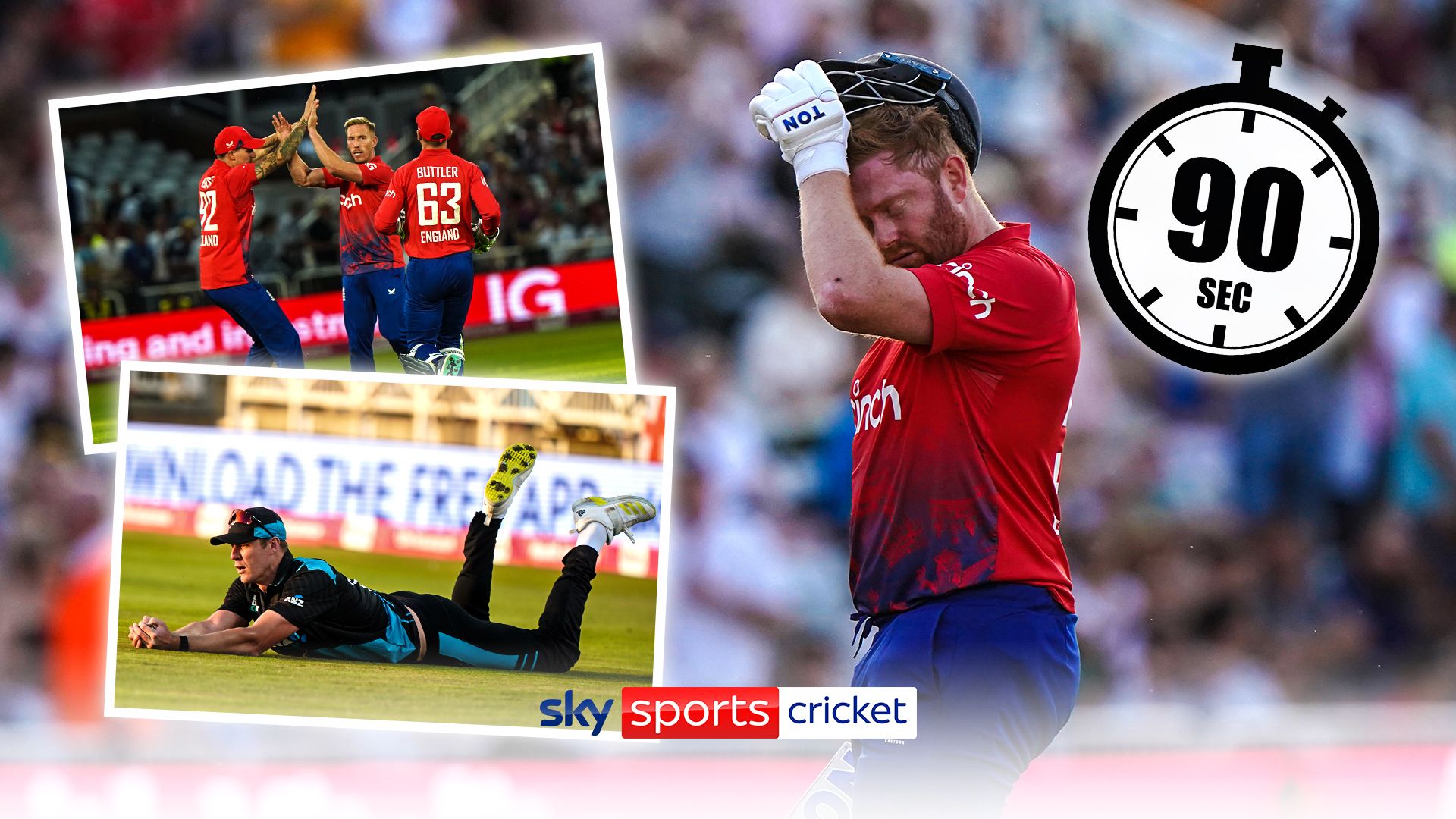 All 12 wickets in 90 seconds | England vs New Zealand, 4th T20