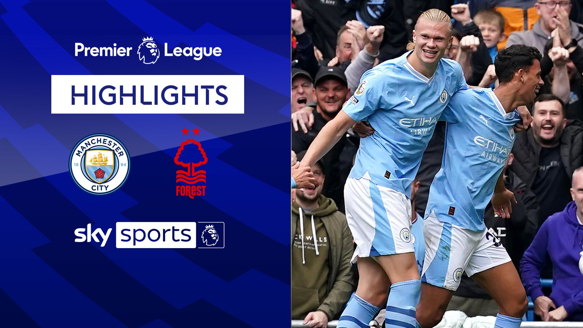 City complete routine win over Forest despite Rodri red card