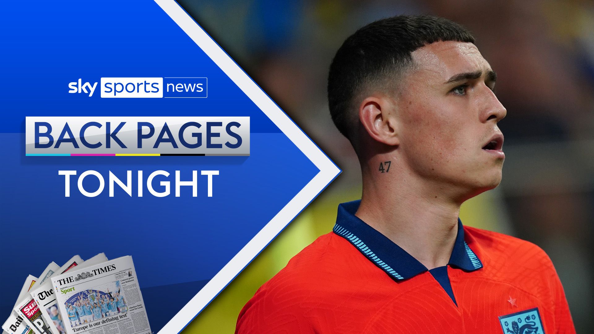 Back Pages: Southgate says Foden can't play centrally... just ask Pep!
