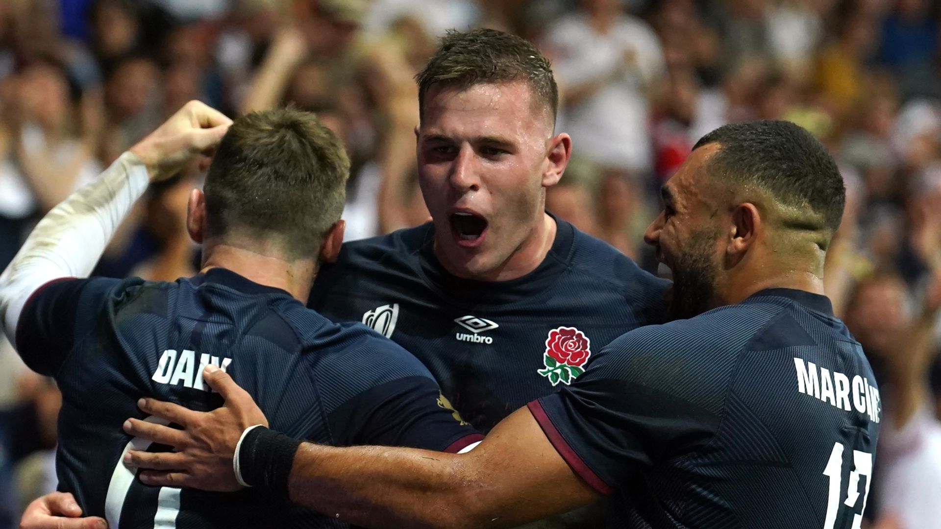England secure scrappy Rugby World Cup victory over Japan