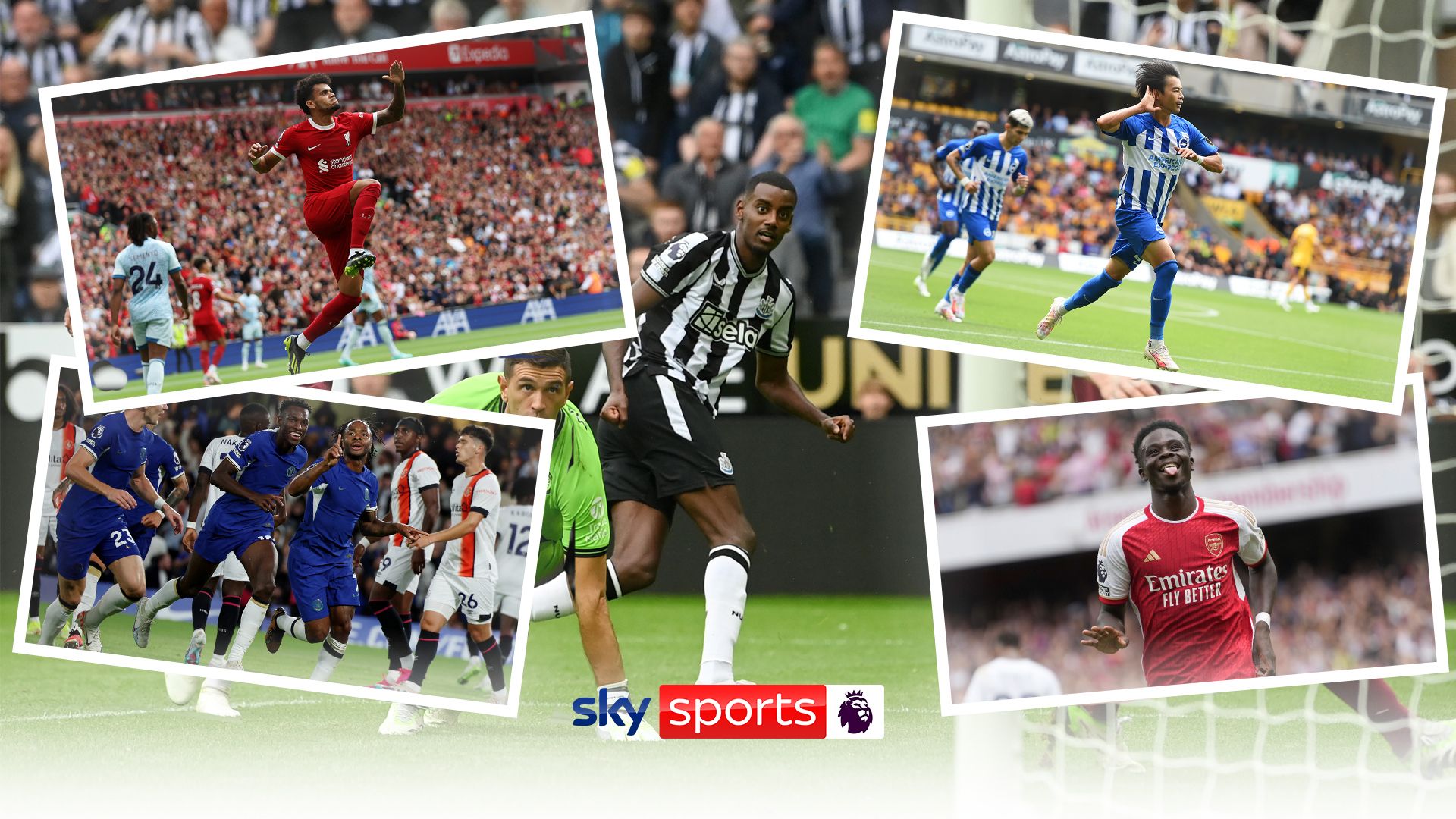 August Premier League Goals of the Month - Saka, Sterling & more!