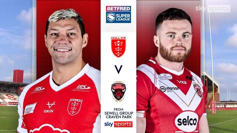 Highlights from the Super League clash between Hull KR and Salford Red Devils