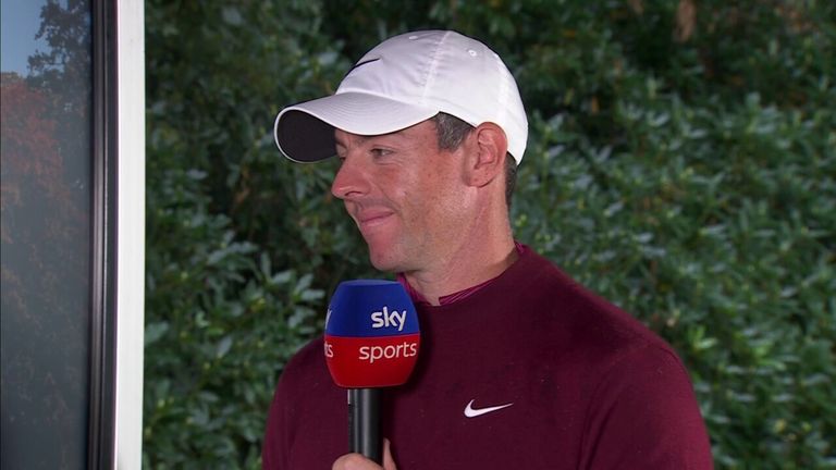McIlroy said he was back to playing better golf this weekend after a shaky start over the first two days 
