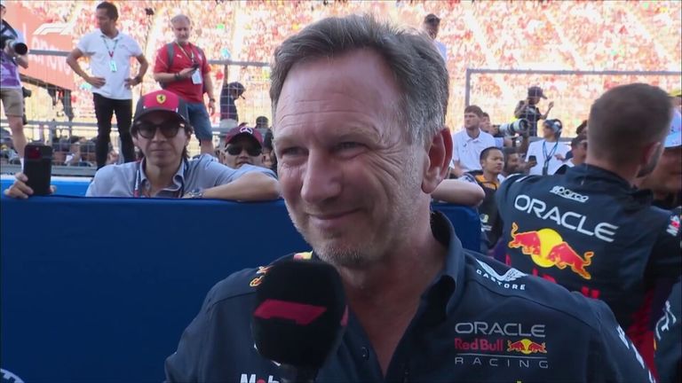 Red Bull team principal Christian Horner reflects on another record breaking day as Max Verstappen wins the Japanese Grand Prix to give Red Bull the 2023 Constructors' Championship