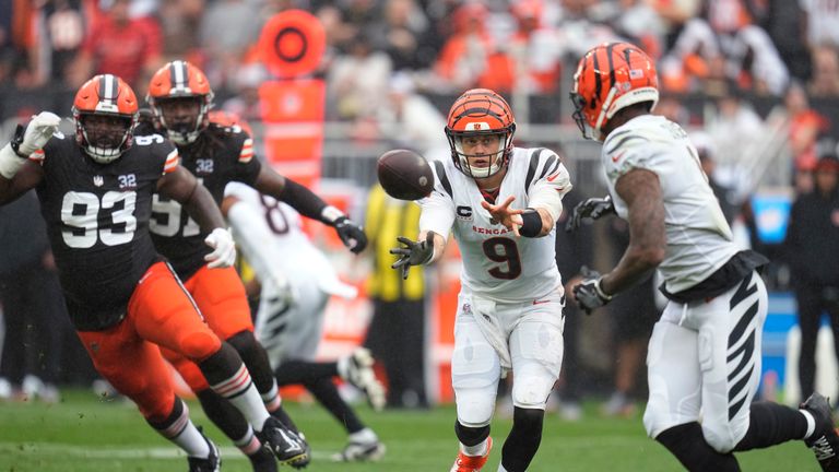 Highlights of the Cincinnati Bengals against the Cleveland Browns in Week 1 of the NFL season.