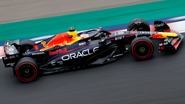 Max Verstappen never vacated the top of the timesheet in Practice One