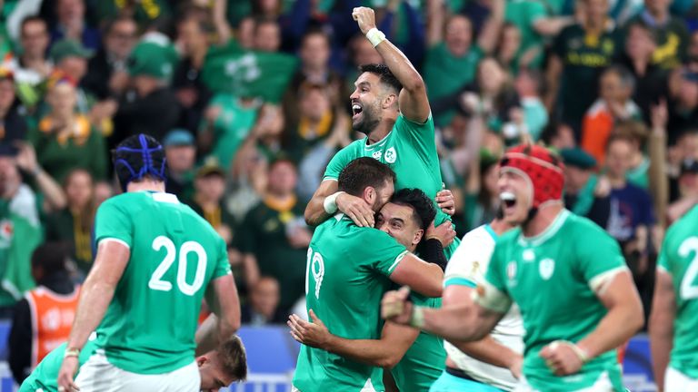 Ireland recorded a superb victory over South Africa in their last match