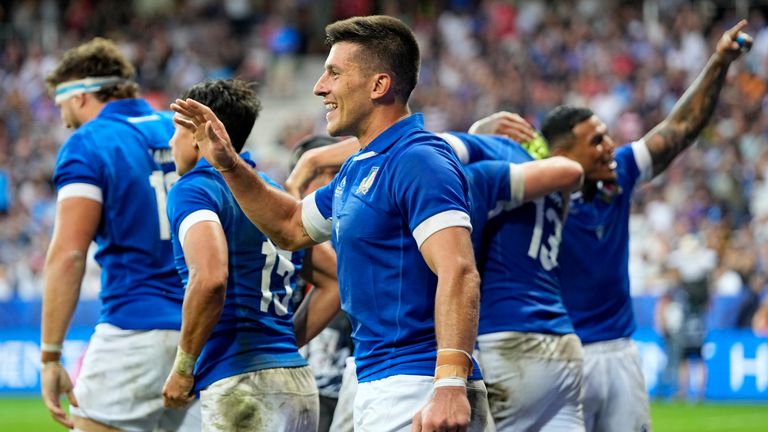 Italy must defeat one of New Zealand or hosts France over the next two weeks to progress