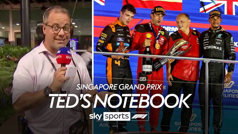 Ted Kravitz is in the paddock as he reviews all the biggest stories from the 2023 Singapore Grand Prix