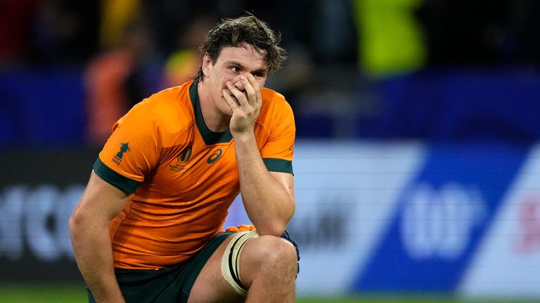 Tom Hooper was among the Wallabies players involved in their heavy 40-6 defeat to Wales