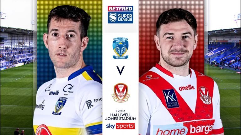 Faits saillants de l’affrontement de Betfred Super League entre Warrington Wolves et St Helens.