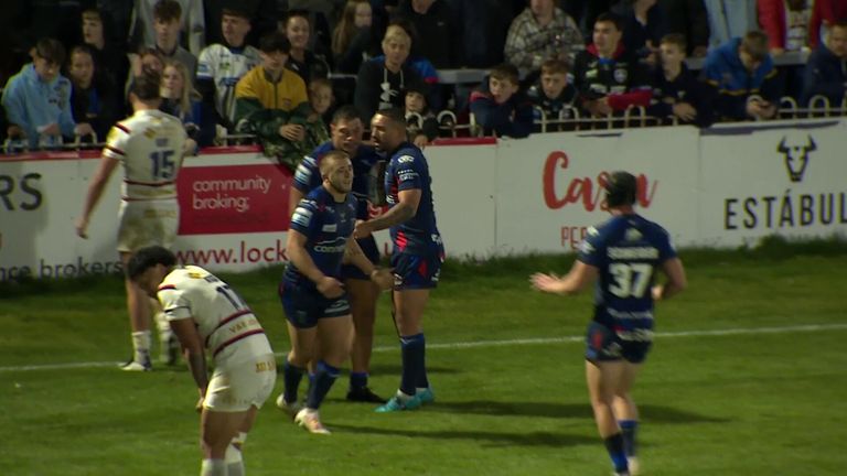 Ryan Hall's try helped Hull KR ensure a home game in the Week 1 Eliminator against Leigh