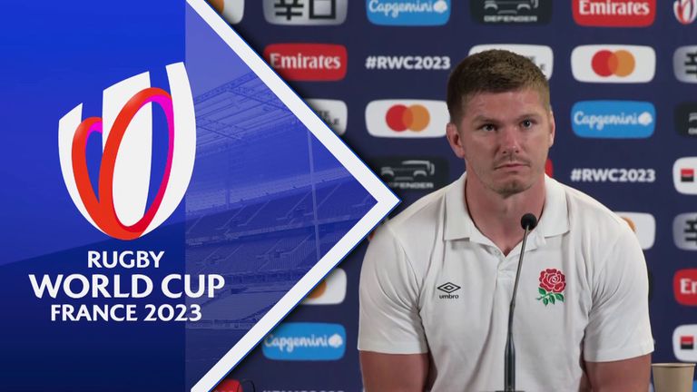 Owen Farrell is hugely excited to be making his first appearance at this year's Rugby World Cup on Saturday versus Chile
