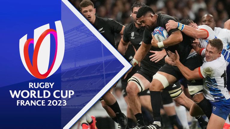 Despite having Ethan de Groot sent off, New Zealand thrashed Namibia 71-3 in Pool A to get their Rugby World Cup campaign back on track.  (Picture credit: RWCL)