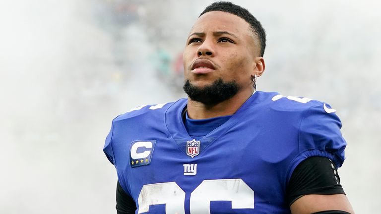 New York Giants running back Saquon Barkley wants to stay with the side