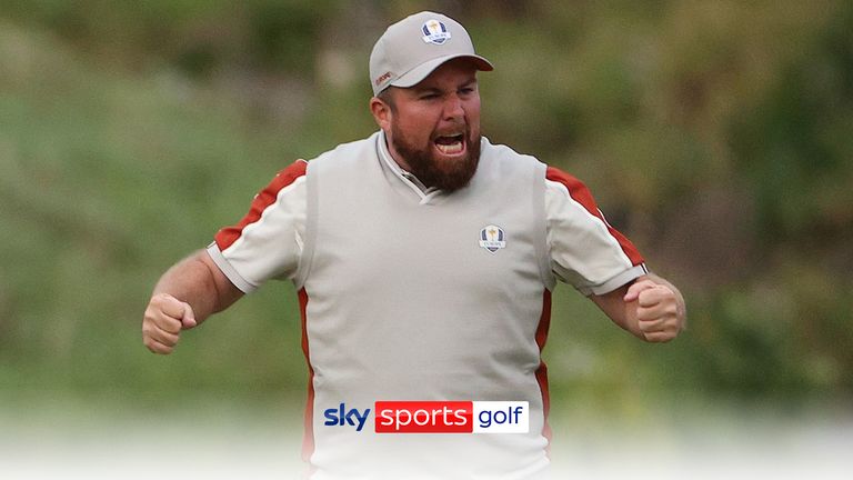 Shane Lowry has been named Europe captain by Luke Donald.  Relive the moment at Whistling Straits where he smashed a dramatic shot to clinch a point.