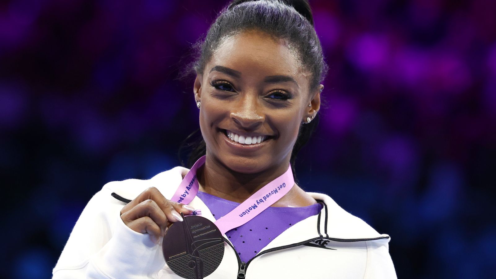 Simone Biles wins two more gold medals for USA at World Championships