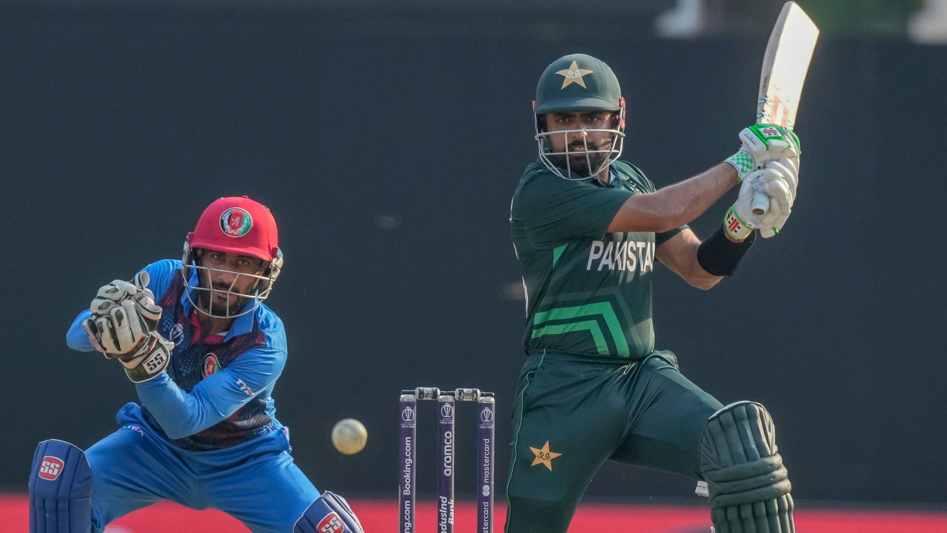 Cricket World Cup scorecard/live text: Babar 50 lifts Pakistan vs Afghanistan