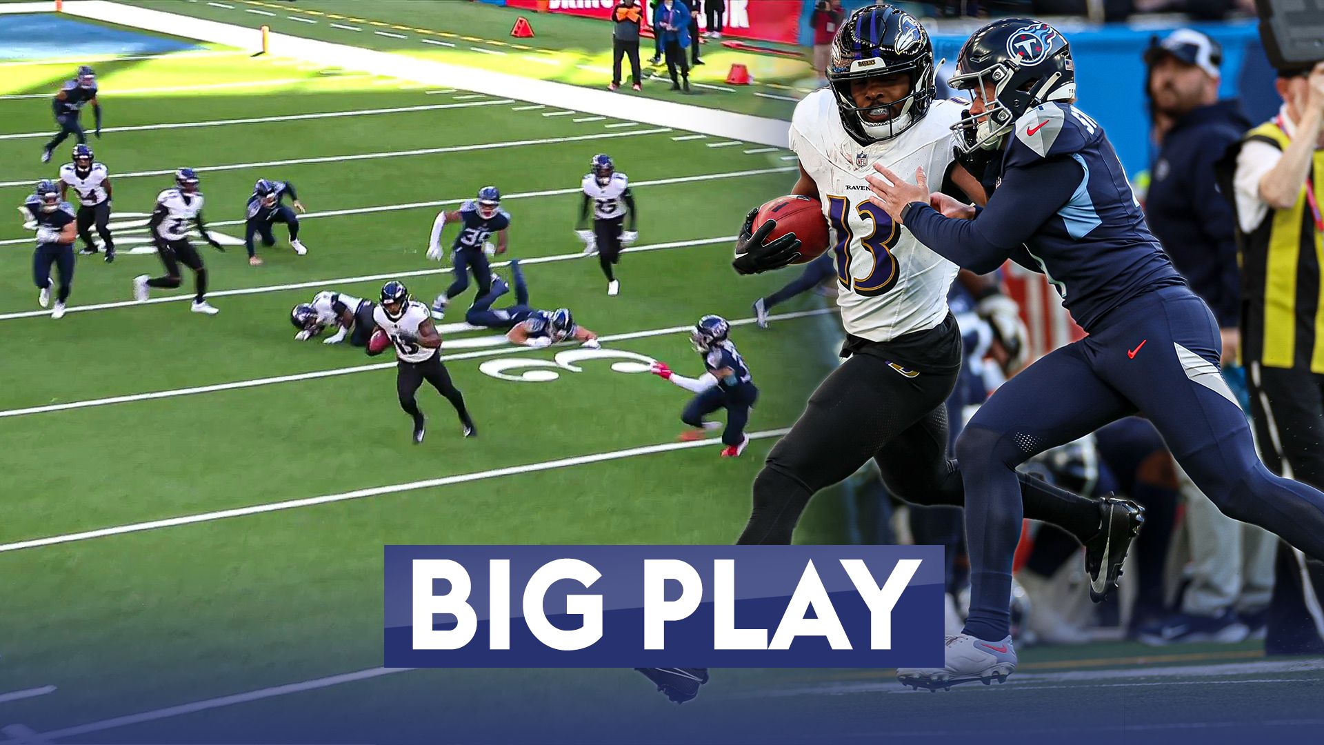 Duvernay makes 70-yard punt return!