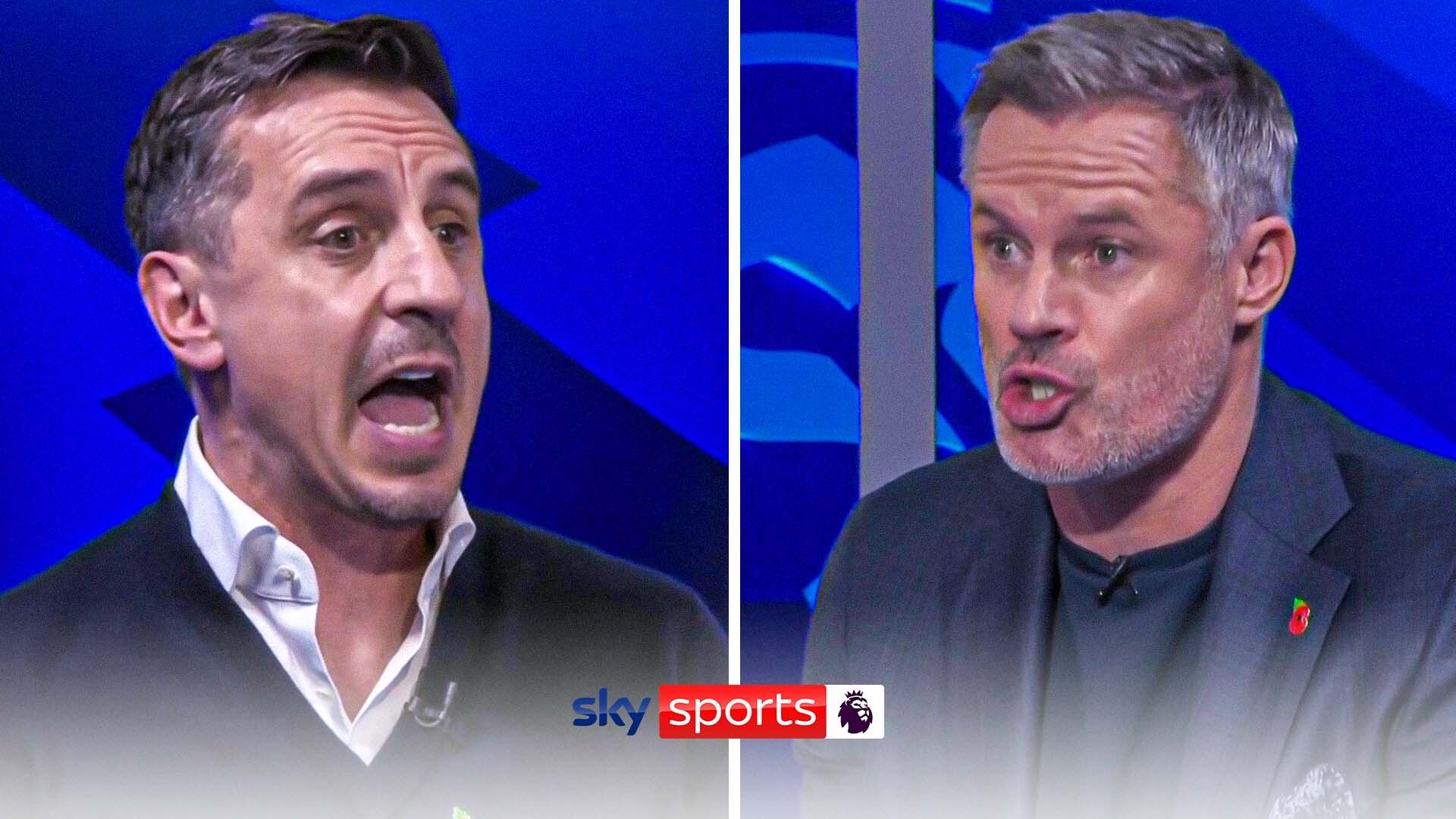 'Let me finish!' | Nev and Carra clash over where issues lie at Man Utd