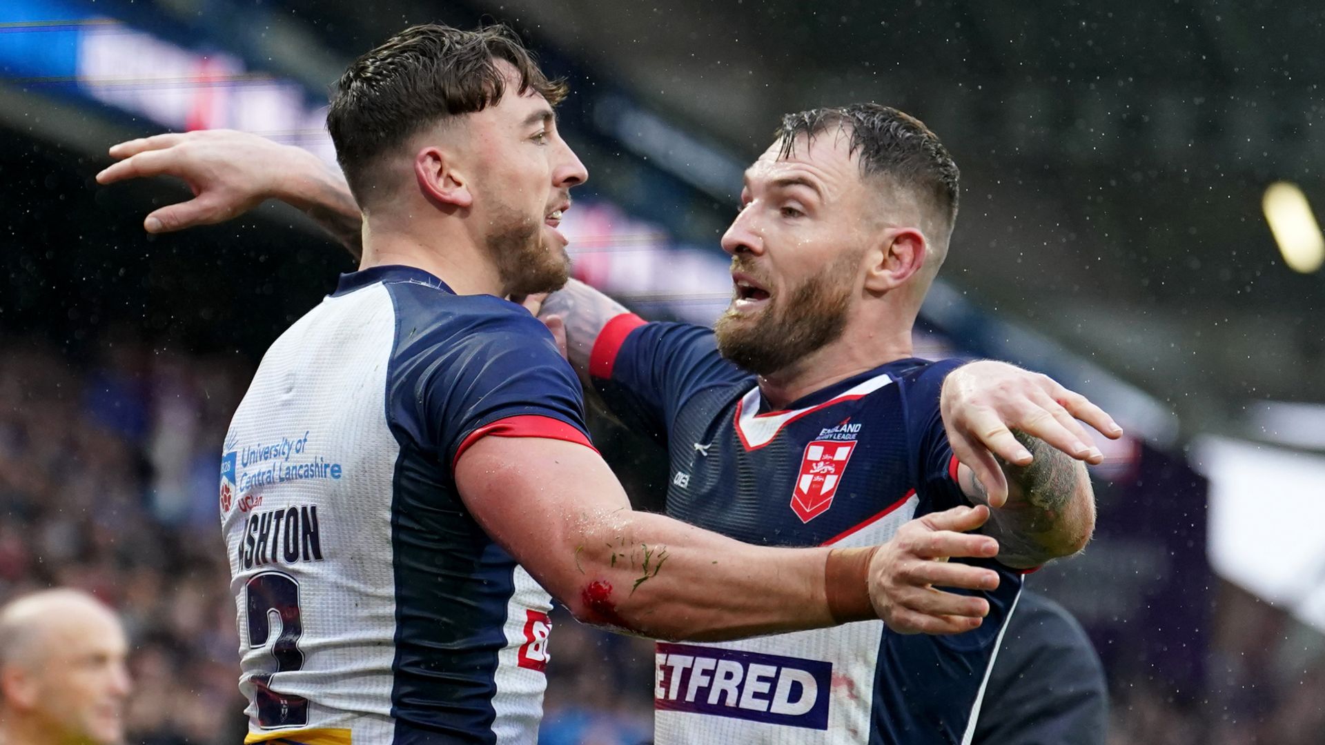 Ashton double helps England seal series win over Tonga