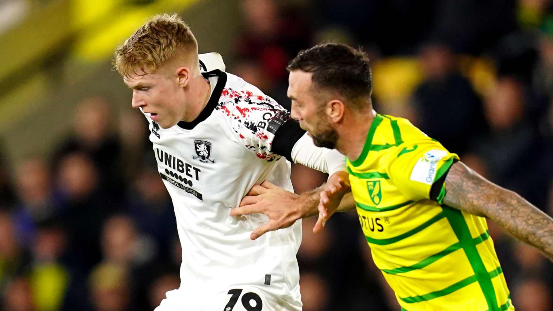 Boro make it six wins in a row at Norwich
