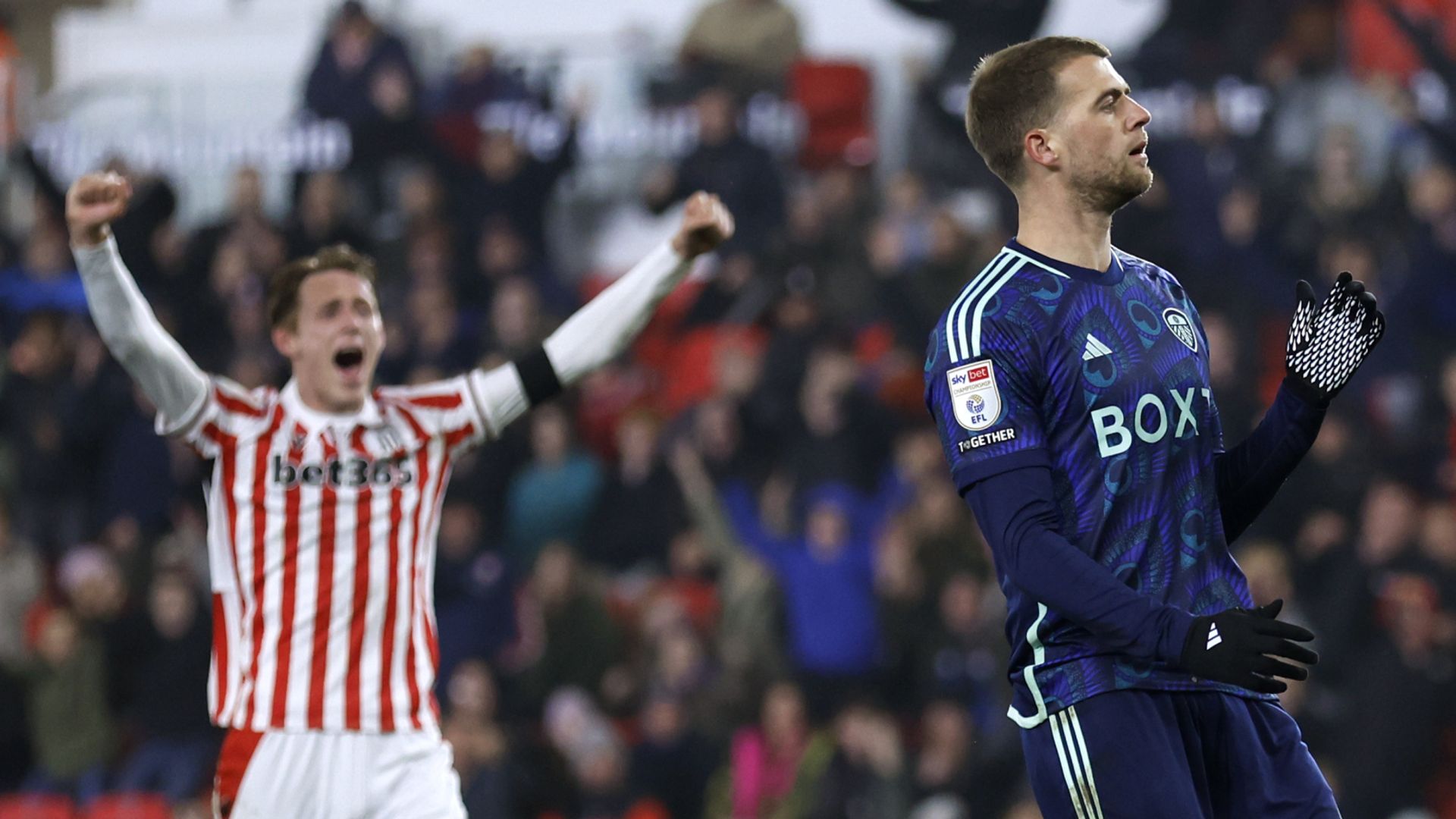 Bamford's penalty miss costs Leeds in defeat at Stoke
