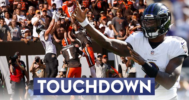 Lamar Jackson has 4 TDs as Ravens roll to 28-3 win over Browns, rookie QB  Dorian Thompson-Robinson - Washington Times