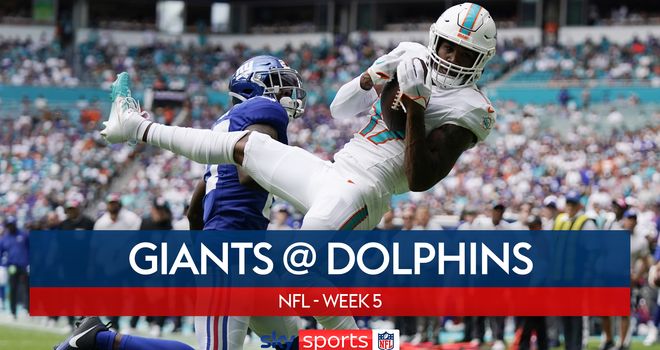 De'Von Achane and Tyreek Hill lead Miami Dolphins to 31-16 win over New  York Giants