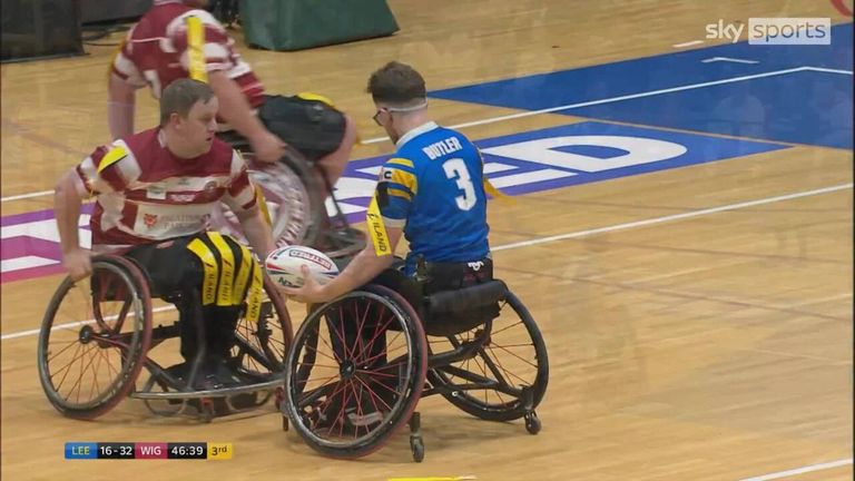 Highlights from the Wheelchair Super League Grand Final between Wigan Warriors and Leeds Rhinos