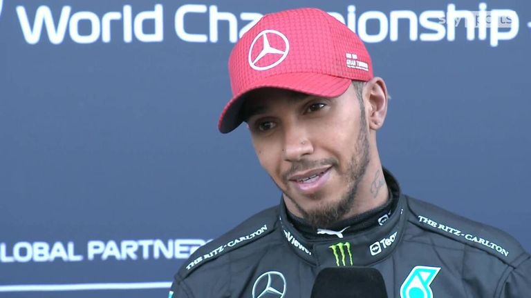 After qualifying third for Sunday's United States Grand Prix, Lewis Hamilton is hopeful he can be competitive with Ferrari.