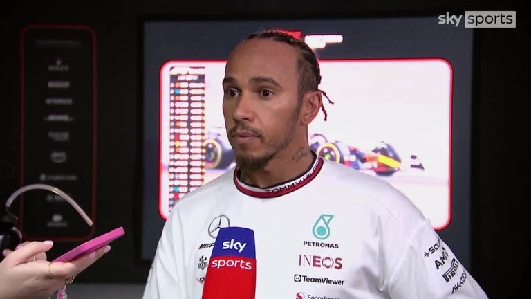 Hamilton insists he still has a 'great' relationship with team-mate Russell, despite their recent tussles on track